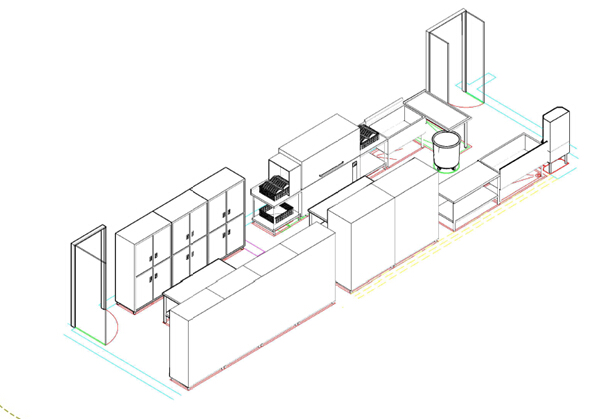 饭菜售卖区3D效果图