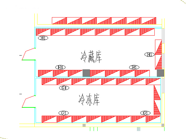 冷冻冷藏库图